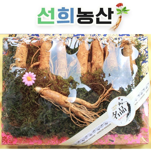 [선희농산] 인삼 수삼 선물세트 특 고급선물포장 750g